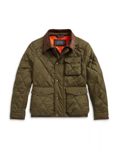 Polo Boys Water-Repellent Quilted Jacket (S-XL)