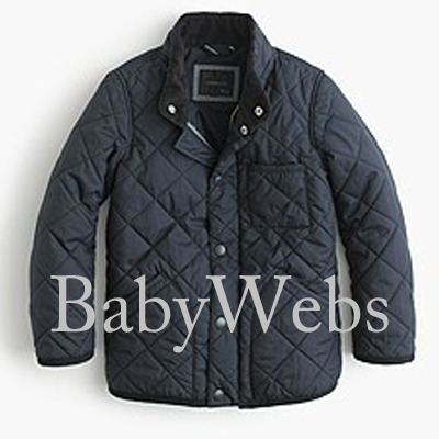 J.Crew Sussex quilted jacket/Navy (Boys 2-16)