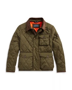 Polo Boys Water-Repellent Quilted Jacket (S-XL)