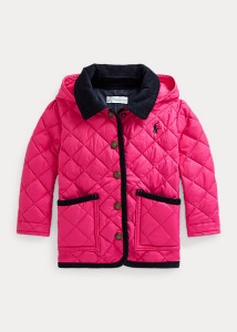 Polo Baby Girl Water-Resistant Barn Jacket (9M-24M)