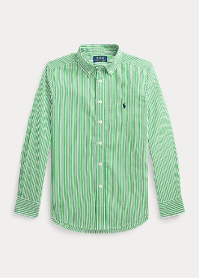 Polo Boys Striped Cotton Poplin Shirt (S-XL)
