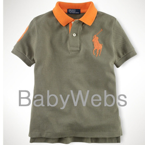 Big Pony Polo Shirt/Seaweed Green (Boys 2T-7)