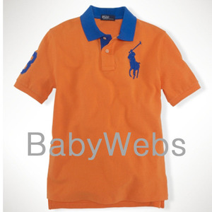 Big Pony Polo Shirt/Flare Orange (Boys 8-20)