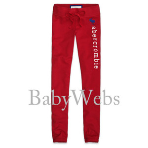 Abercrombie Kids Classic Banded Sweatpants/Red (Girls)