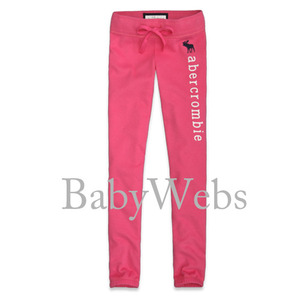 Abercrombie Kids Classic Banded Sweatpants/Pink (Girls)