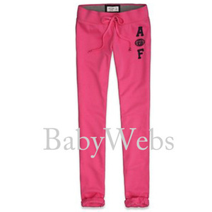 Abercrombie A&amp;F Skinny Banded Sweatpants/Pink (Woman)