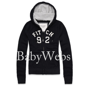 Abercrombie &amp; Fitch Lizzy Full-Zip Hoodie/Navy (Woman)