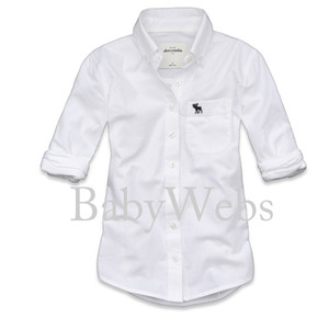 Abercrombie kids Janna shirt/White (Girls)