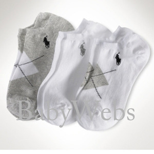 Argyle Ghost Sock 3-Pack /Grey_white (Woman)