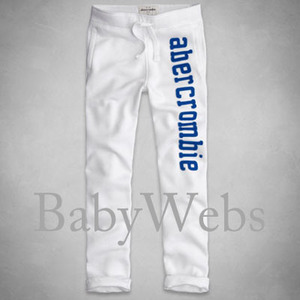 Abercrombie Kids Classic Sweatpants/White(Boys)
