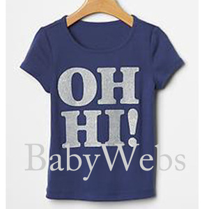 GapKids Graphic T-Shirt/Dutch Blue (Toddler Girls)