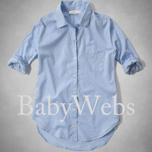 Abercrombie &amp; Fitch Pocket shirts/Light blue (Woman)