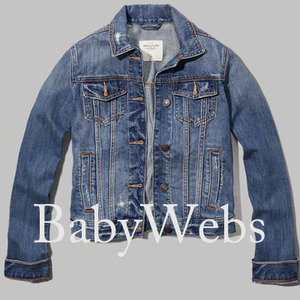Abercrombie Cass denim jacket/Medium wash (Woman)