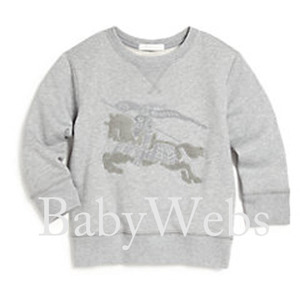 Burberry Kids Graphic Sweatshirt/Grey (Boys 7-14)