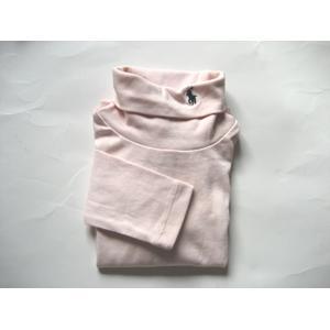 Polo Girls Cotton Turtleneck/Light Pink(Girls 4T-6X)