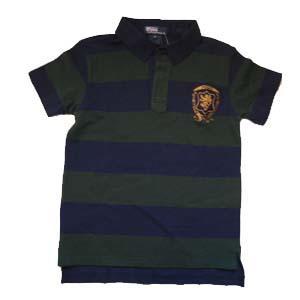 Short Sleeved Rugby Shirt/Basic Forest (Boys 4T-7)