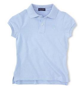 Classic Polo Mesh Shirt/Cornflower Blue(Girls 2T, S-XL)