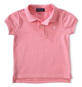 Classic Polo Mesh Shirt/Florida Pink(Girls 3T-XL)