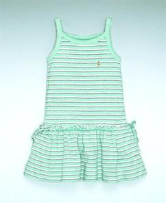 Striped Rilee Dress/Green Multi (Girls 2T-XL)