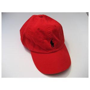 Polo Player Hat/Red (Adult)
