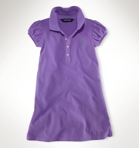 A-Line Rachel Polo Dress/Haven Purple (Girls 2T-XL)