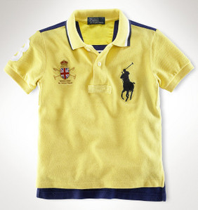 Color-Blocked Mercer Polo Shirt/Sunfish Yellow (Boys 4T-7)