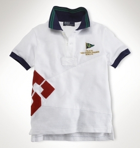 &quot;5&quot; Regatta Polo Shirt/Classic Oxford White (Boys 3T-7)