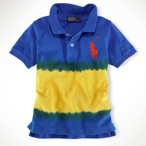 Dip-Dyed Big Pony Polo/Bright Imperial Multi (INFANT BOYS)