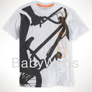 Active Graphic Tee/Pure White (Boys 8-20)