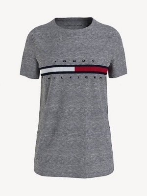 Tommy Hilfiger Women&#039;s Essential Flag Stripe T-Shirt (XXS-XXL)