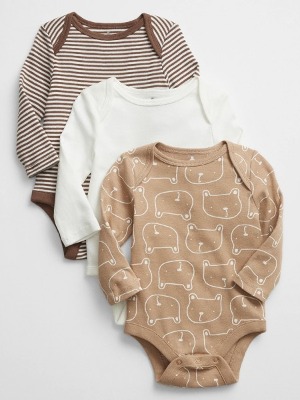 Gap Baby Print Bodysuit/3-Pack (0-24M)