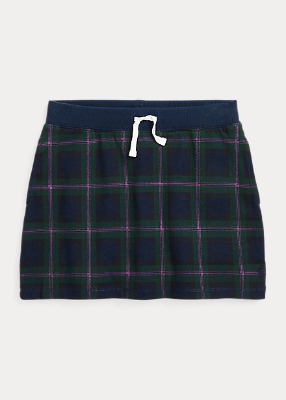 Polo Girls Plaid Double-Knit Skirt (S-XL)