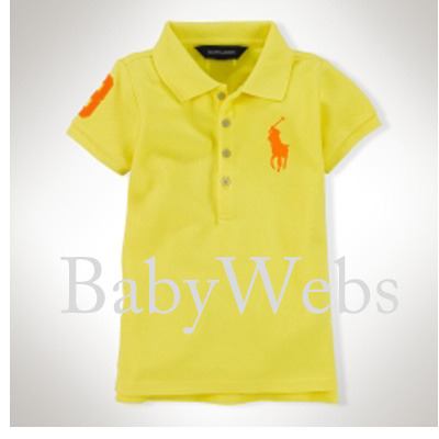 Big Pony Polo Shirt/Optic Yellow (Girls 3T-6X)