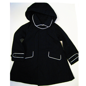 Polo Girls Cotton Trench Coat/Navy (Girls 2T-XL)