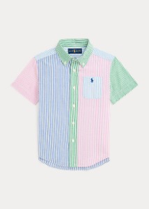 Polo Boys Seersucker Short-Sleeve Fun Shirt (2T-7)