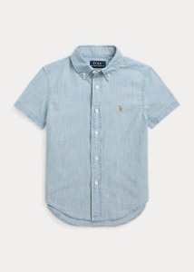 Polo Boys Cotton Short-Sleeve Shirt (2T-7)