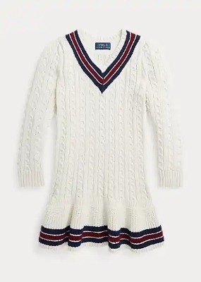 Polo Girls Cotton-Blend Cricket Sweater Dress (2T-6X)