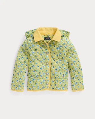 Polo Girls Quilted Water-Resistant Barn Jacket (2T-XL)