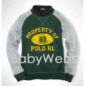 Polo RL Sweatshirt/Regent Green (Boys 2T-7)