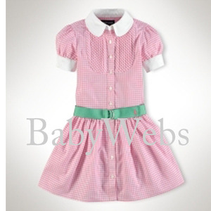 Gingham Shirtdress/Pink Multi (Girls 3T-6X)