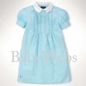 Solid Oxford Shirtdress/Turquoise (Girls 7-16)