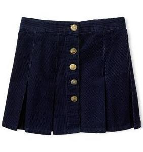Cassidy Corduroy Skirt/Newport Navy(Girls 3T-XL)