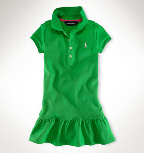 Merrill Polo Dress/Palm Green (INFANT GIRLS)
