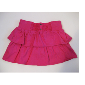 Cotton Tiered Skirt/Pink (Girls 5-XL)