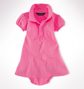 A-Line Rachel Polo Dress/Maui Pink (INFANT GIRLS)