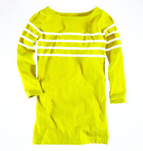 Cotton Striped Dress/Lemon Crush (Girls 2T-XL)