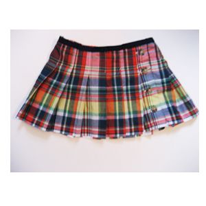 Cotton Madras Skirt (INFANT GIRLS)