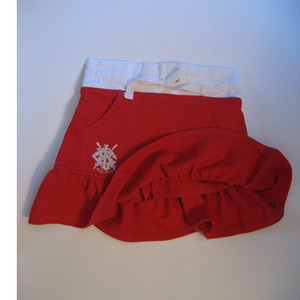 Jersey Cotton Scooter/Red (Girls 4T-6X)